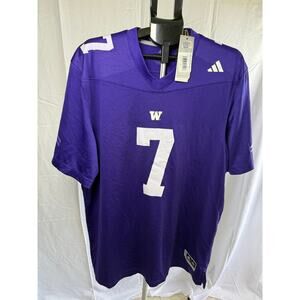 NWT - Adidas Men's Washington Huskies Home Football Jersey Size 2XL